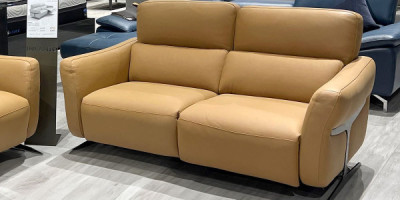 Premium Leather Loveseat in Ottawa Comfort Style