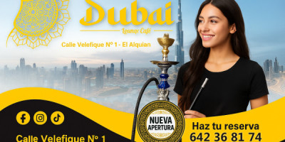 Shisha Lounge en El Alquián Dubai Lounge Café Almería Experiencia Premium