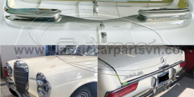 Mercedes Benz W111 W112 Fintail Coupe Year 1959 Bumpers