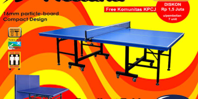 Tenis meja pingpong merk NITTAKU wilayah jabodetabek bisa cod antar