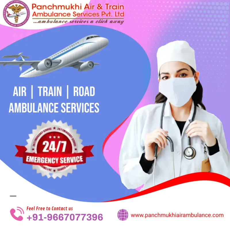 Pancmukhi Air Ambulance Avatar Bg