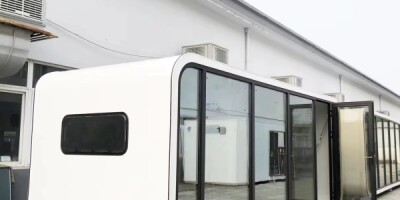 Luxury Capsule Villa brings tiny prefab living in Le Hocq