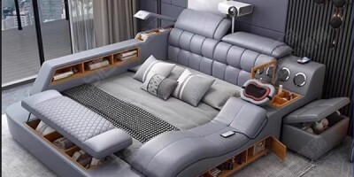 Luxury Smart Tech Bed with Massage and USB built for elevated comfort in San Jose Village