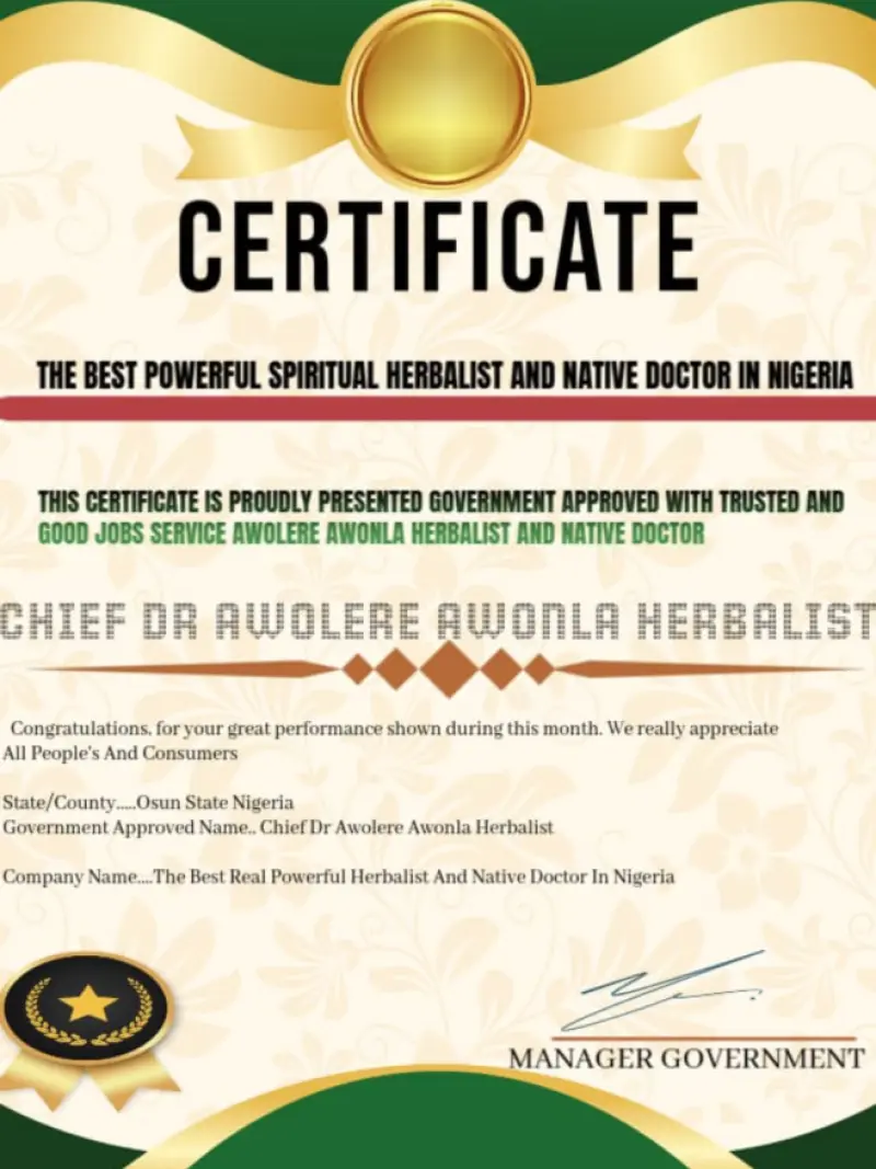 CHIEF DR AWOLERE AWONLA Avatar Bg