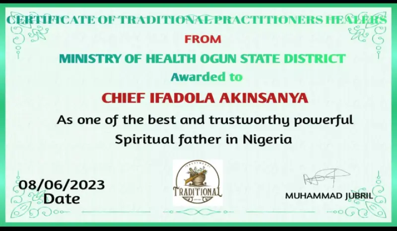 Chief Dr Ifadola Oluawo Avatar Bg