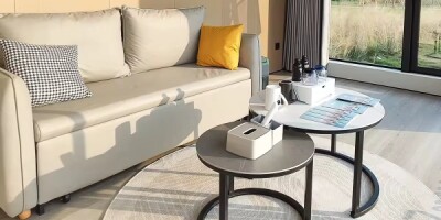 Luxury Capsule Villa brings tiny prefab living in Abeokuta
