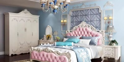 Ang Modern Princess Style Double Bed ay nagdadala ng Royal Charm at Elegance sa iyong Makati City Home
