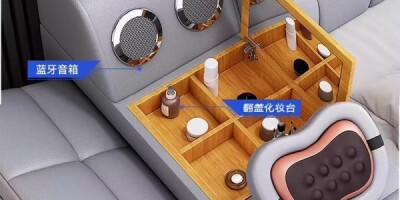 سرير تقنية ذكية فاخرة مع تدليك و USB مبني لراحة مرتفعة في Laascaanood