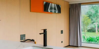 Luxury Capsule Villa brings tiny prefab living in Nukunonu