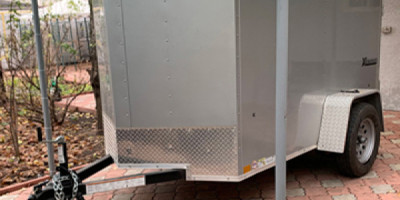 Auto Trailer - Enclosed with security door