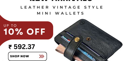Versatile Leather Wallets for Mens in Black Leather Shop Factory